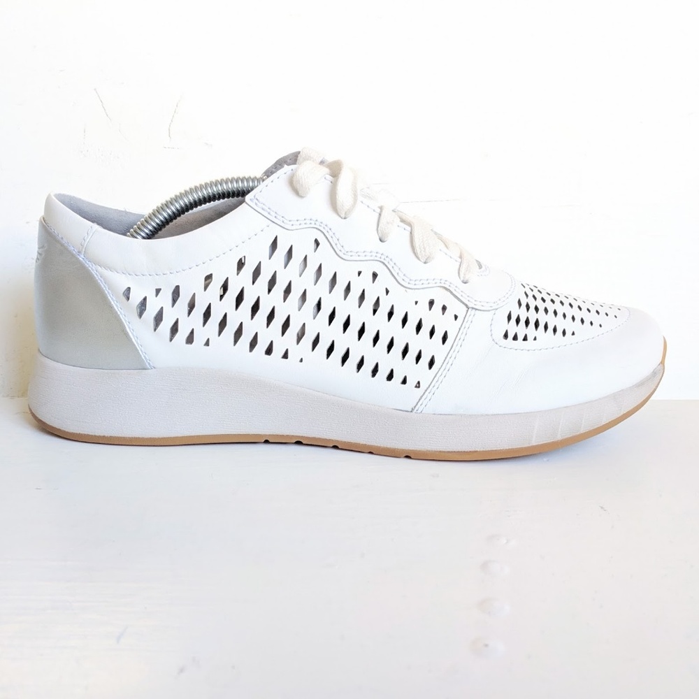 DANSKO Charlie White Perforated Sneakers